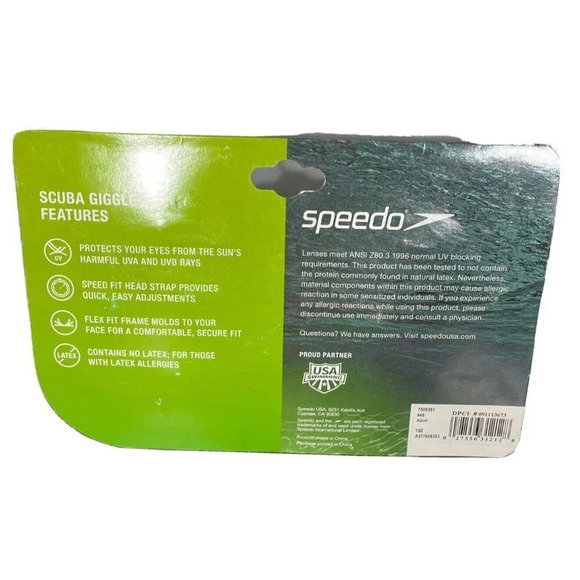 Speedo Swimming‎ Goggles Kids 3-8 Aqua Scuba Giggles NEW - Picture 2 of 2